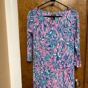Lilly Pulitzer Lilly 3/4 Sleeve Pima Cotton Dress